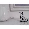 Figura Decorativa Minimalista de Perro