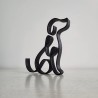 Figura Decorativa Minimalista de Perro