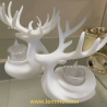 Pareja de Portavelas Decorativos Renos Elegantes