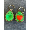 Pareja de llaveros de Aguacate